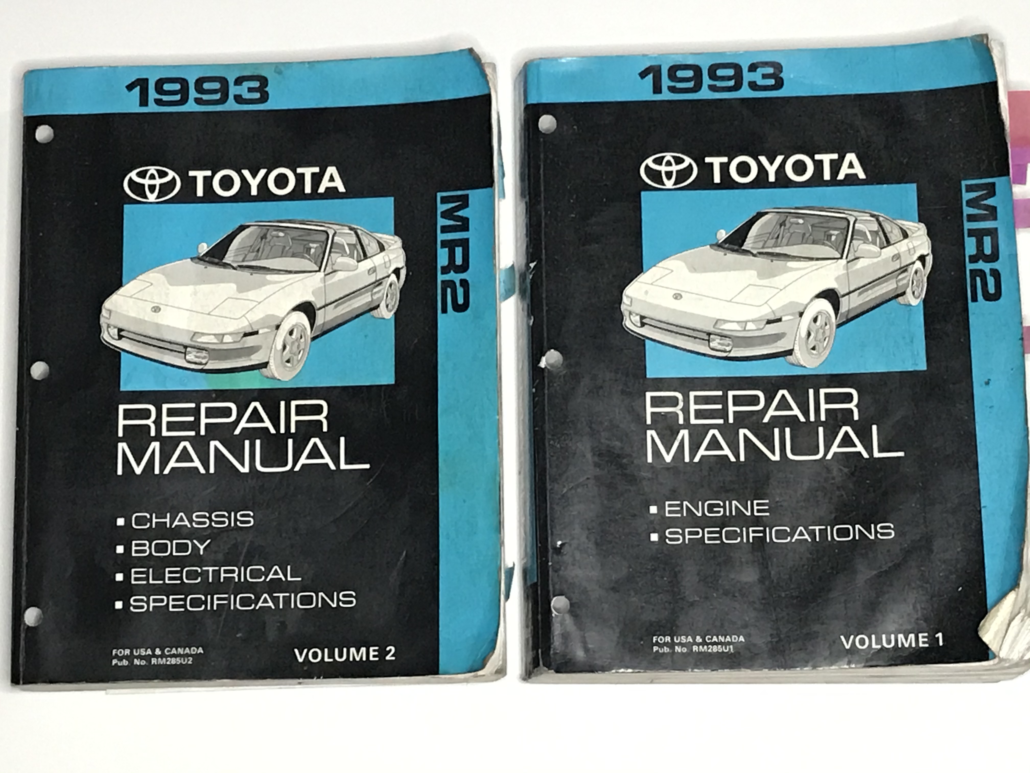 93 MR2 Engine and Chassis Manuals